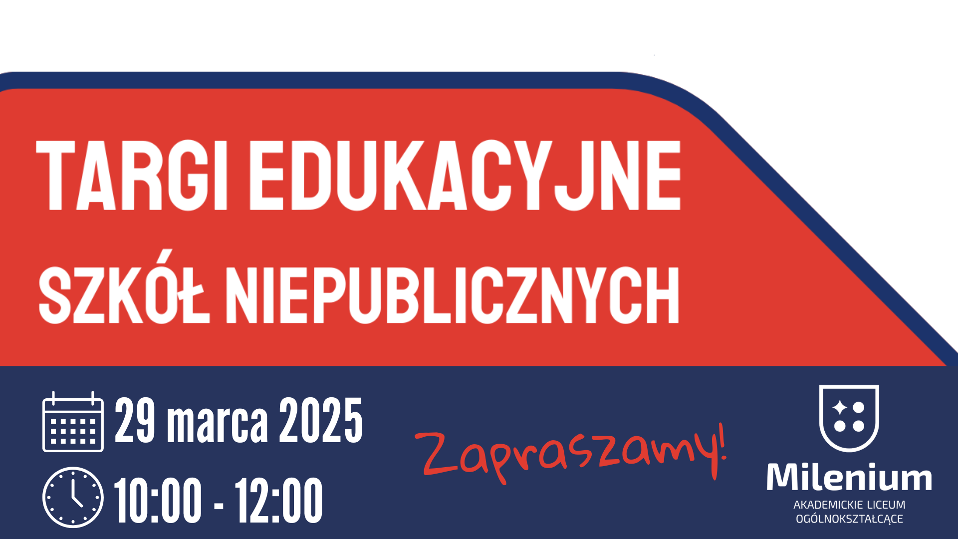 Targi Edukacyjne Szkół Niepublicznych w Gnieźnie 2025 Akademickie Liceum Ogólnokształcące Milenium