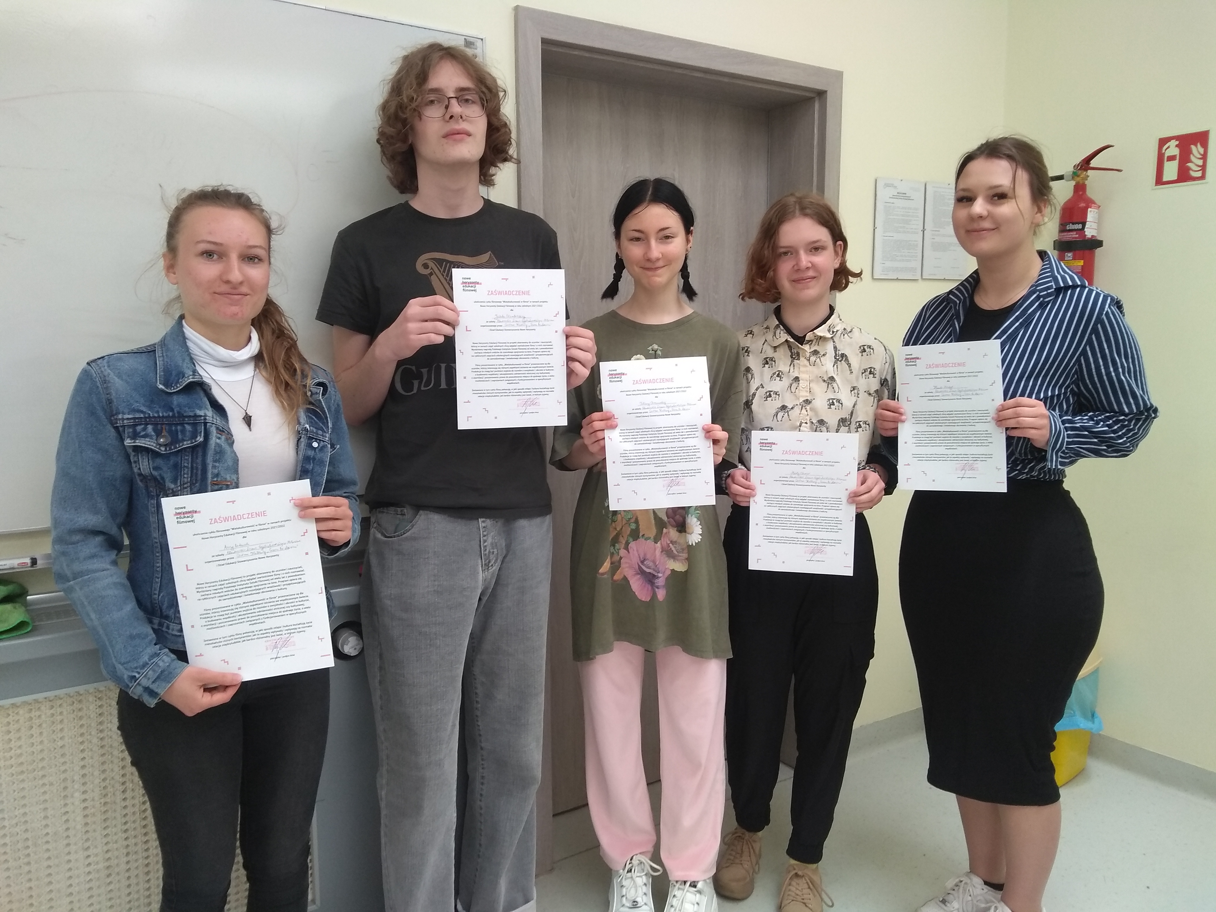 Uczniowie profilu humanistycznego Akademickiego Liceum Ogólnokształcącego  Milenium  uczestniczyli w projekcie Nowe Horyzonty Edukacji Filmowej